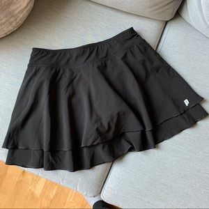 PRINCE black ruffle tennis skirt 🎾
